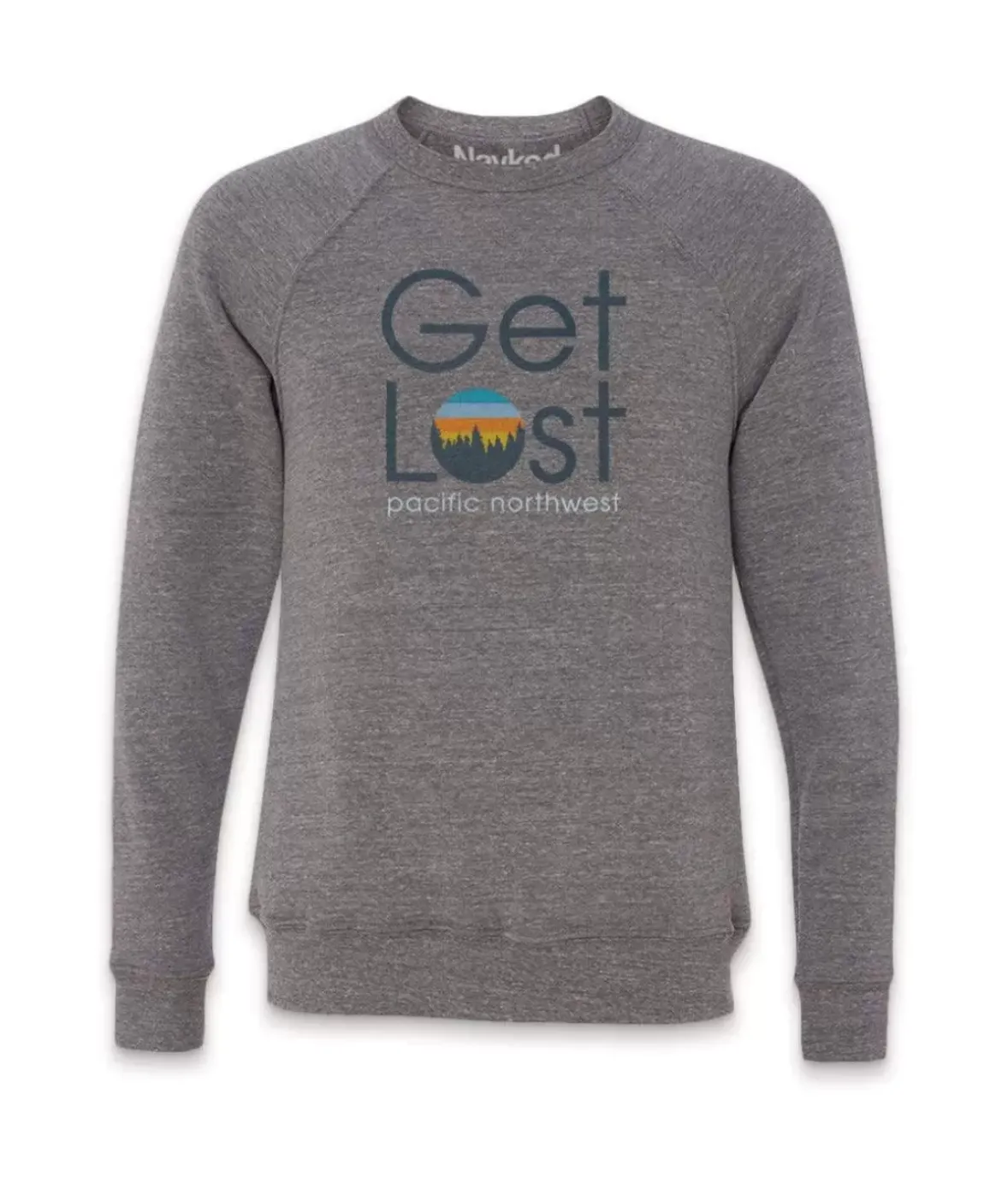 Nayked Apparel Shirts>Men'S Ridiculously Soft Fleece Pullover Graphic Sweatshirt | Get Lost