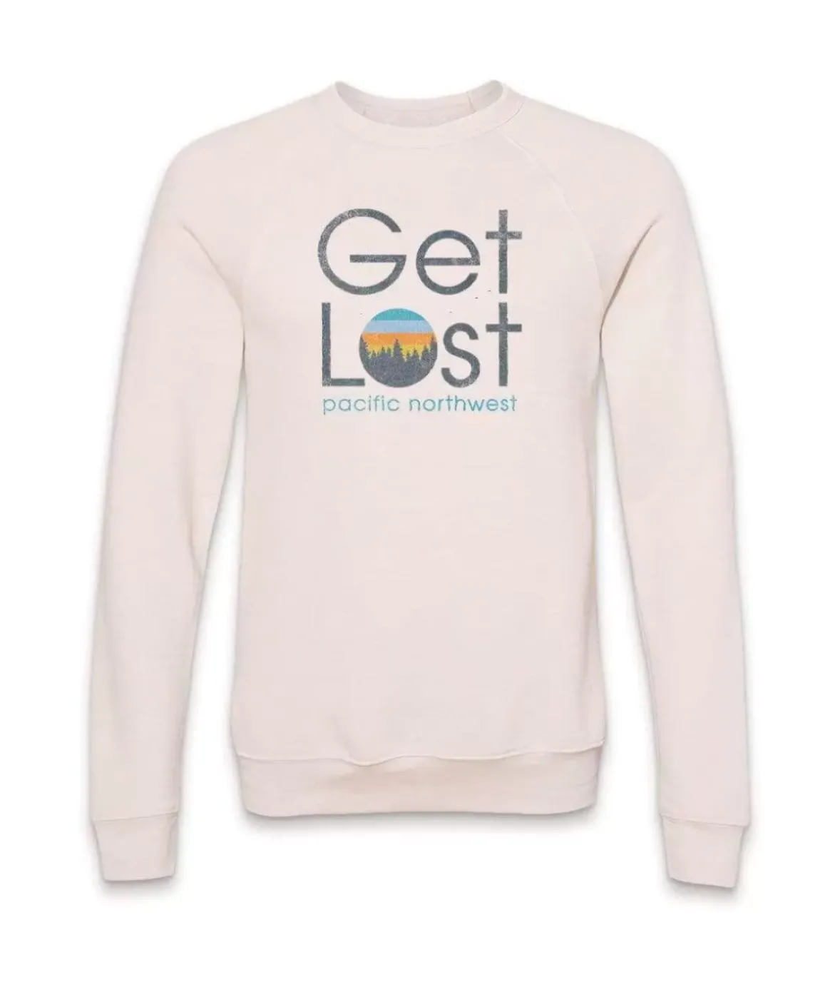 Nayked Apparel Shirts>Men'S Ridiculously Soft Fleece Pullover Graphic Sweatshirt | Get Lost