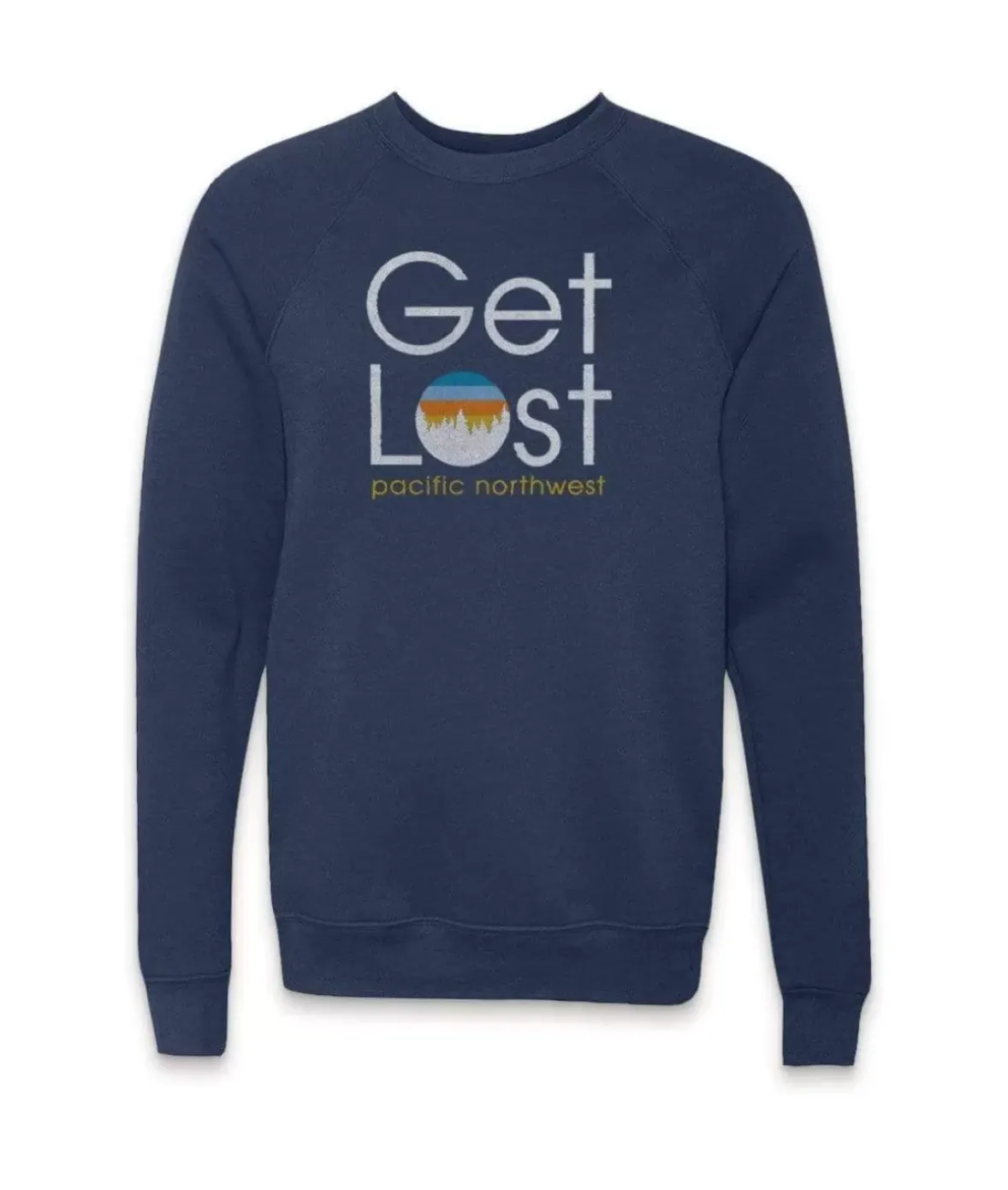 Nayked Apparel Shirts>Men'S Ridiculously Soft Fleece Pullover Graphic Sweatshirt | Get Lost