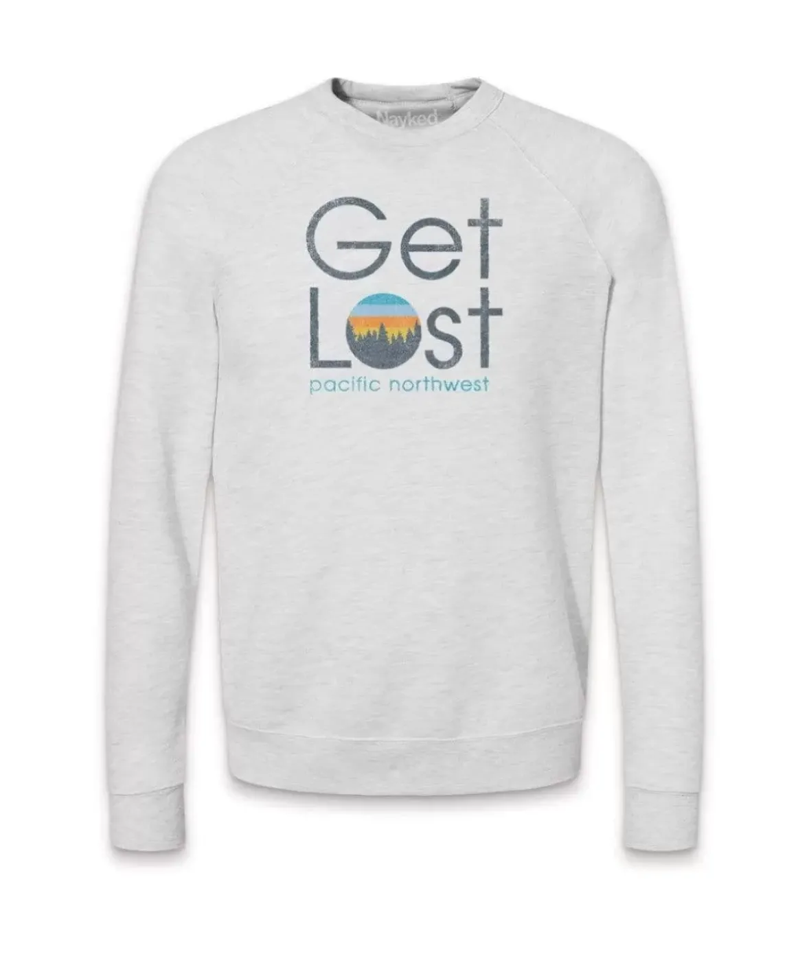 Nayked Apparel Shirts>Men'S Ridiculously Soft Fleece Pullover Graphic Sweatshirt | Get Lost