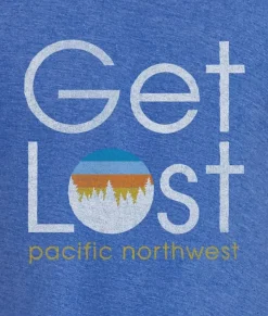 Nayked Apparel T-Shirts>Men'S Ridiculously Soft Lightweight Long Sleeve Graphic Tee | Get Lost