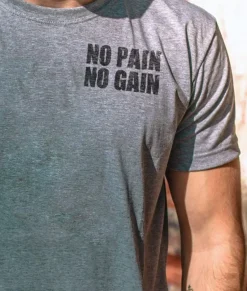 Nayked Apparel Shirts>Men'S Ridiculously Soft Lightweight Graphic Tee | No Pain No Gain
