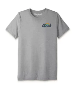 Nayked Apparel Shirts>Men'S Ridiculously Soft Lightweight Graphic T-Shirt | Dad Pride