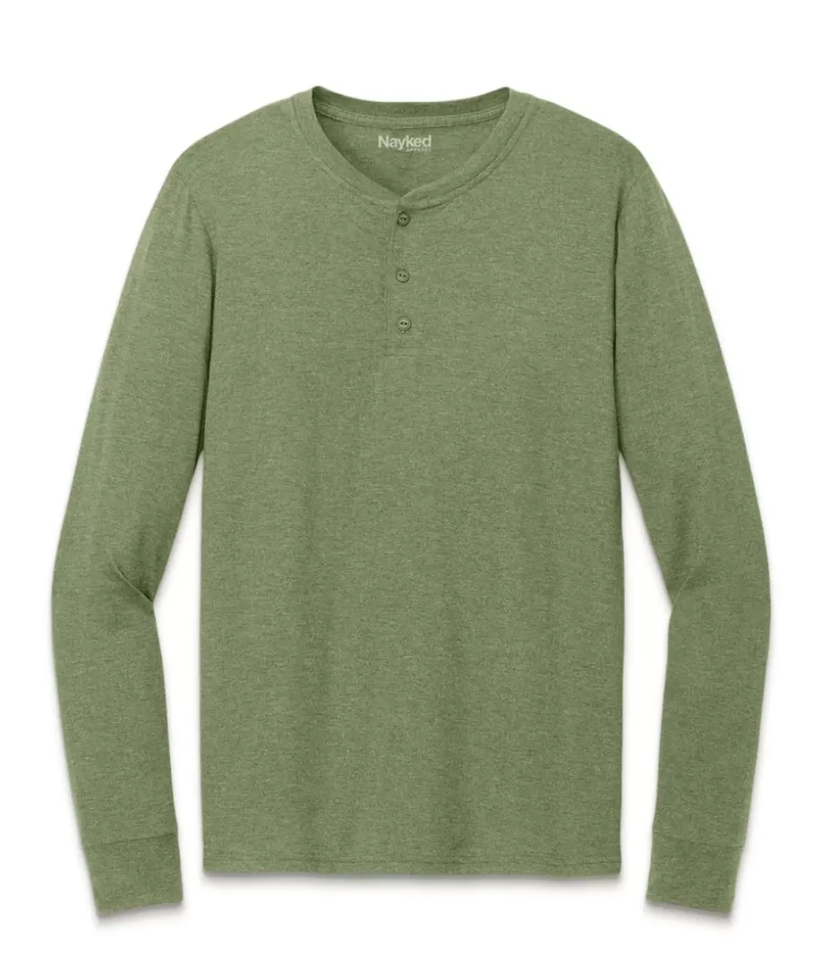 Nayked Apparel Shirts>Men'S Ridiculously Soft Long Sleeve Henley