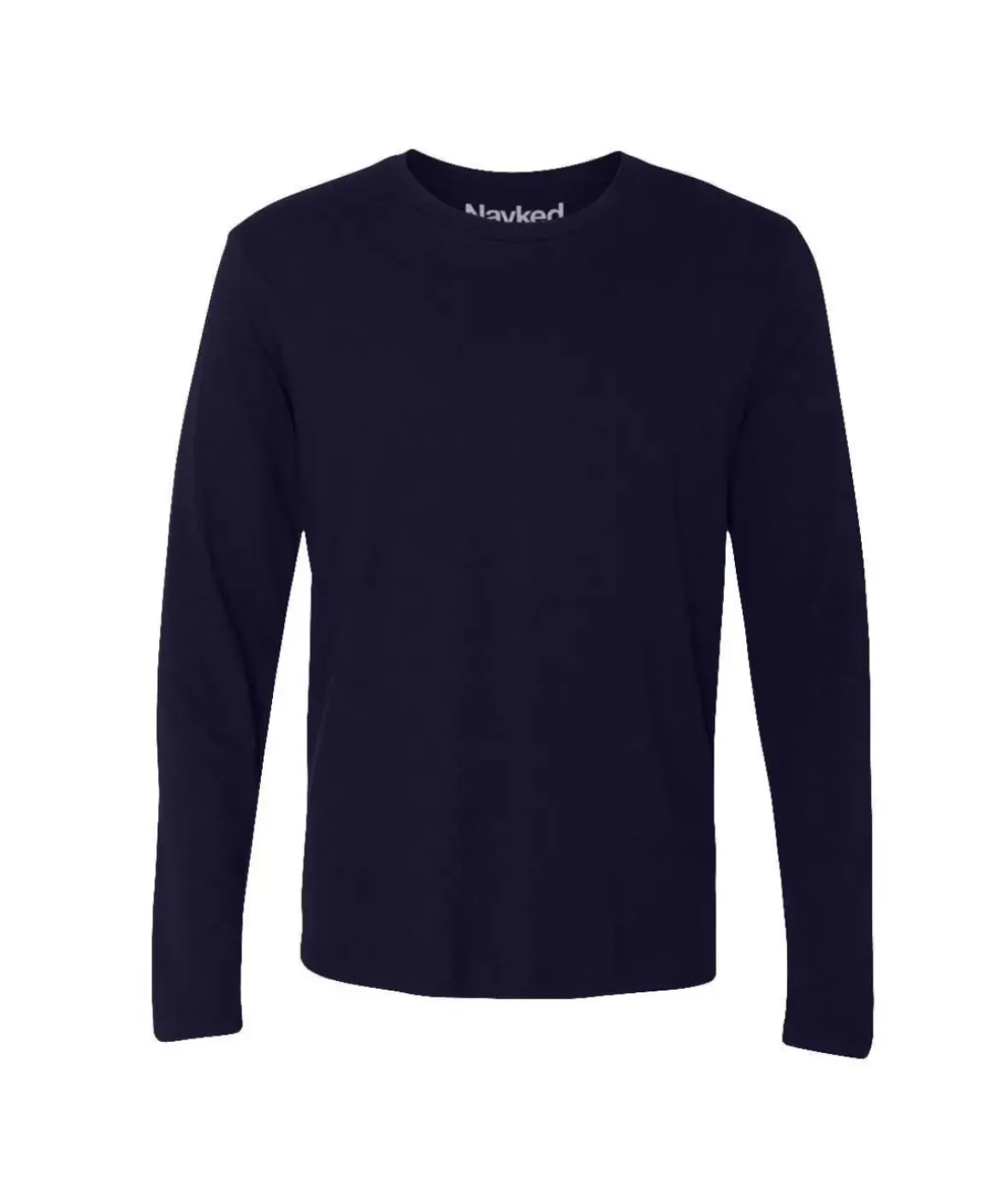 Nayked Apparel T-Shirts>Men'S Ridiculously Soft Long Sleeve 100% Cotton T-Shirt