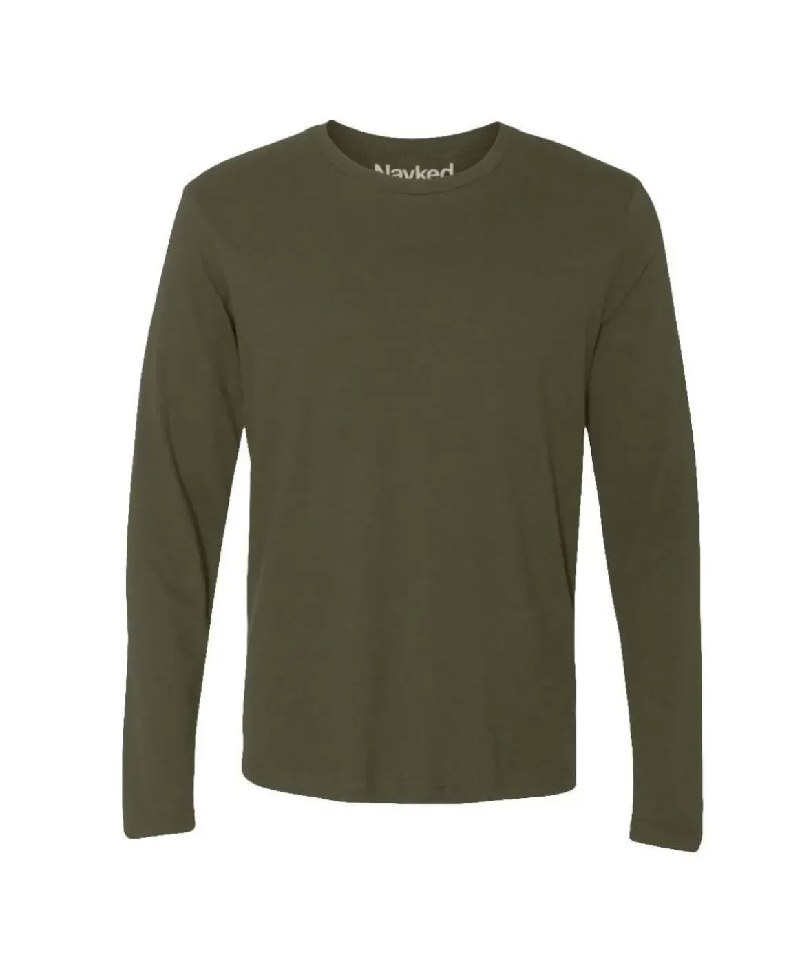 Nayked Apparel T-Shirts>Men'S Ridiculously Soft Long Sleeve 100% Cotton T-Shirt