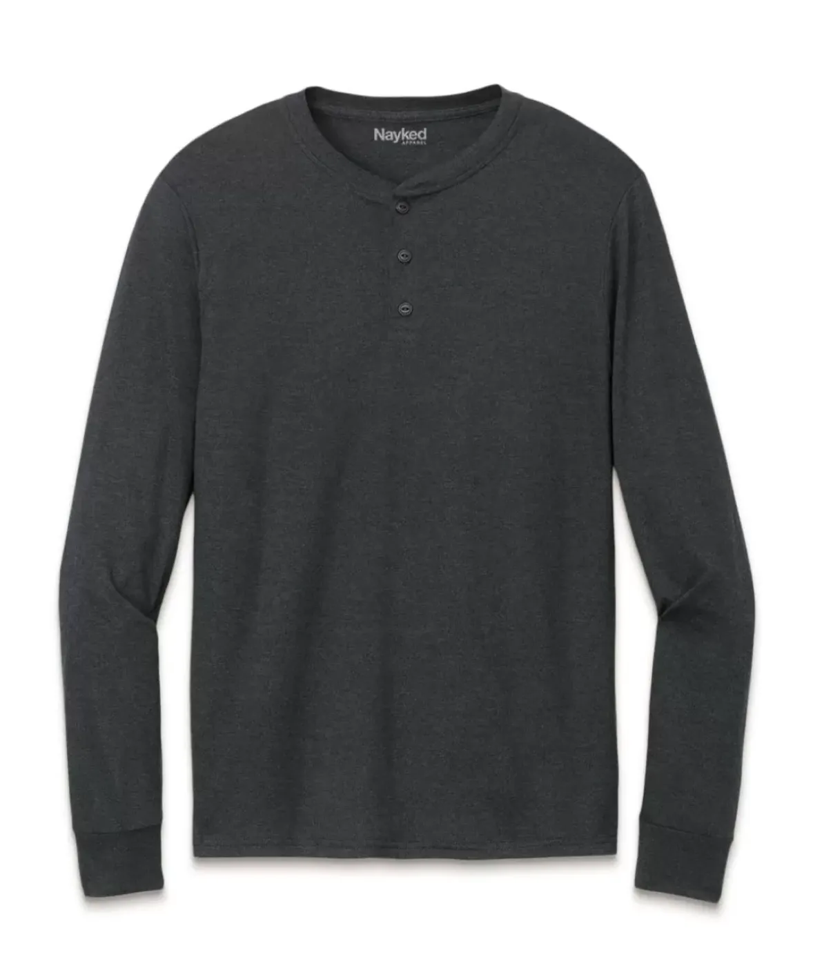 Nayked Apparel T-Shirts>Men'S Ridiculously Soft Long Sleeve Henley
