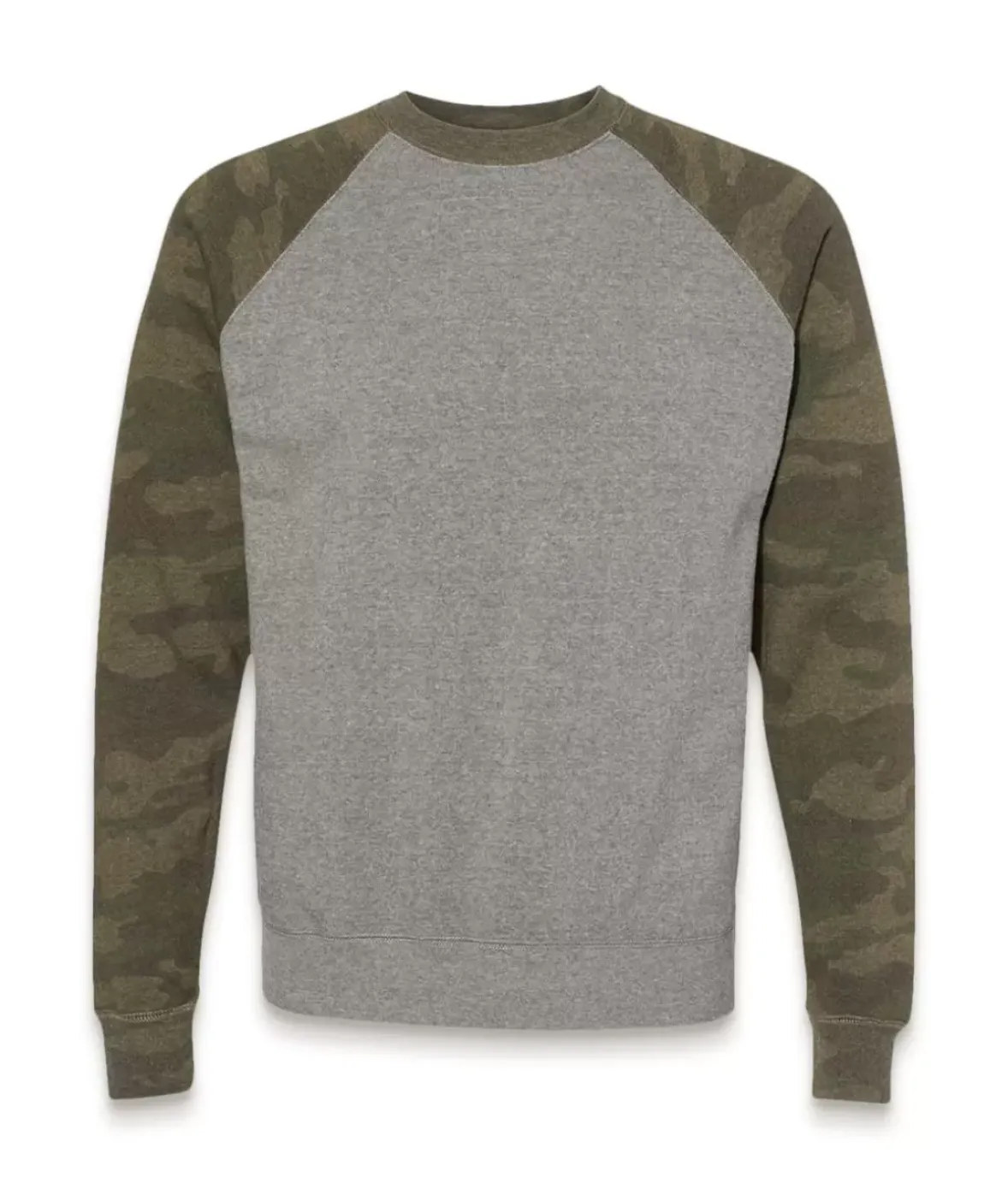 Nayked Apparel Workout Wear>Men'S Ridiculously Soft Midweight Raglan Colorblocked Pullover