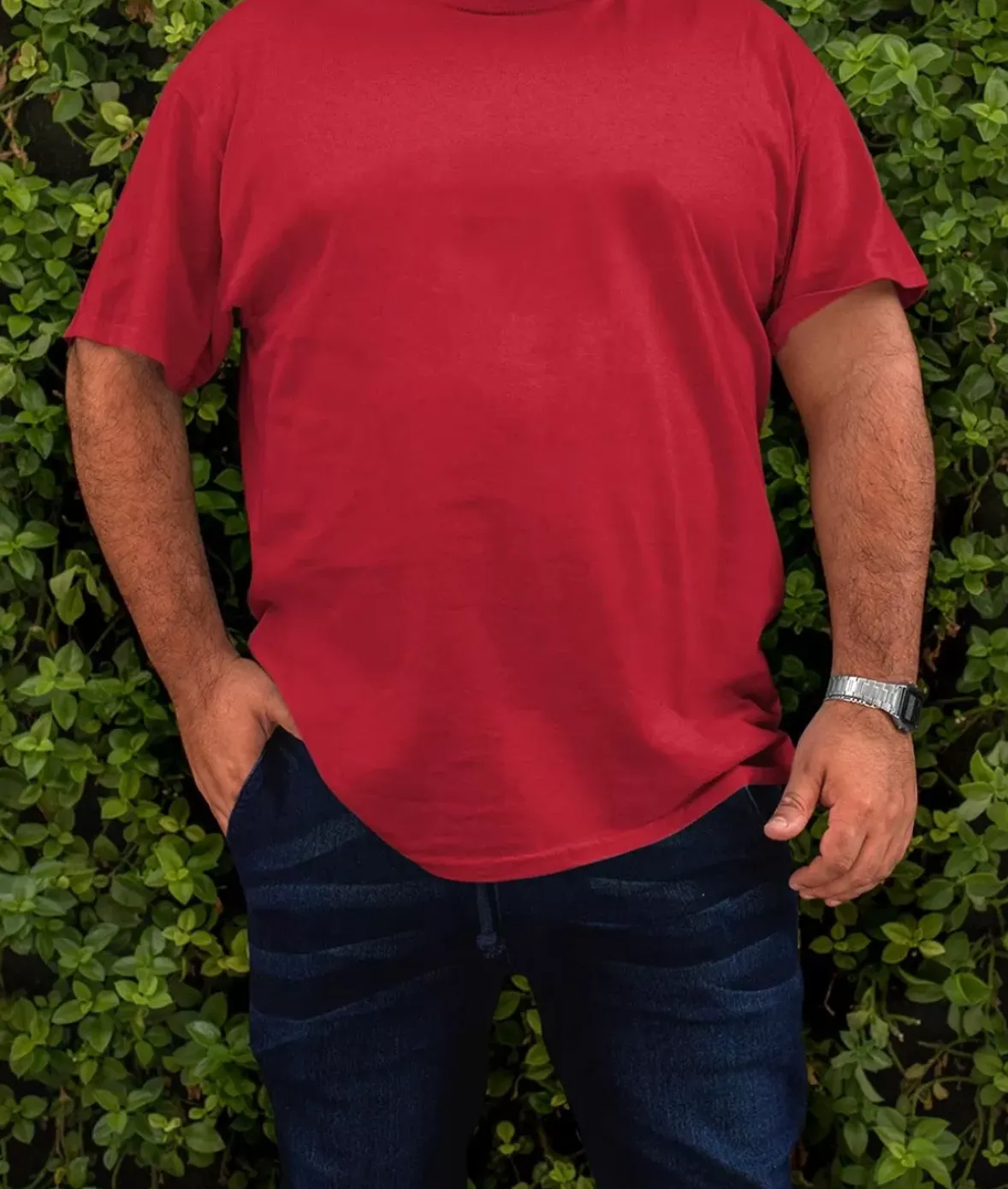 Nayked Apparel T-Shirts>Men'S Ridiculously Soft Midweight Big Crew T-Shirt