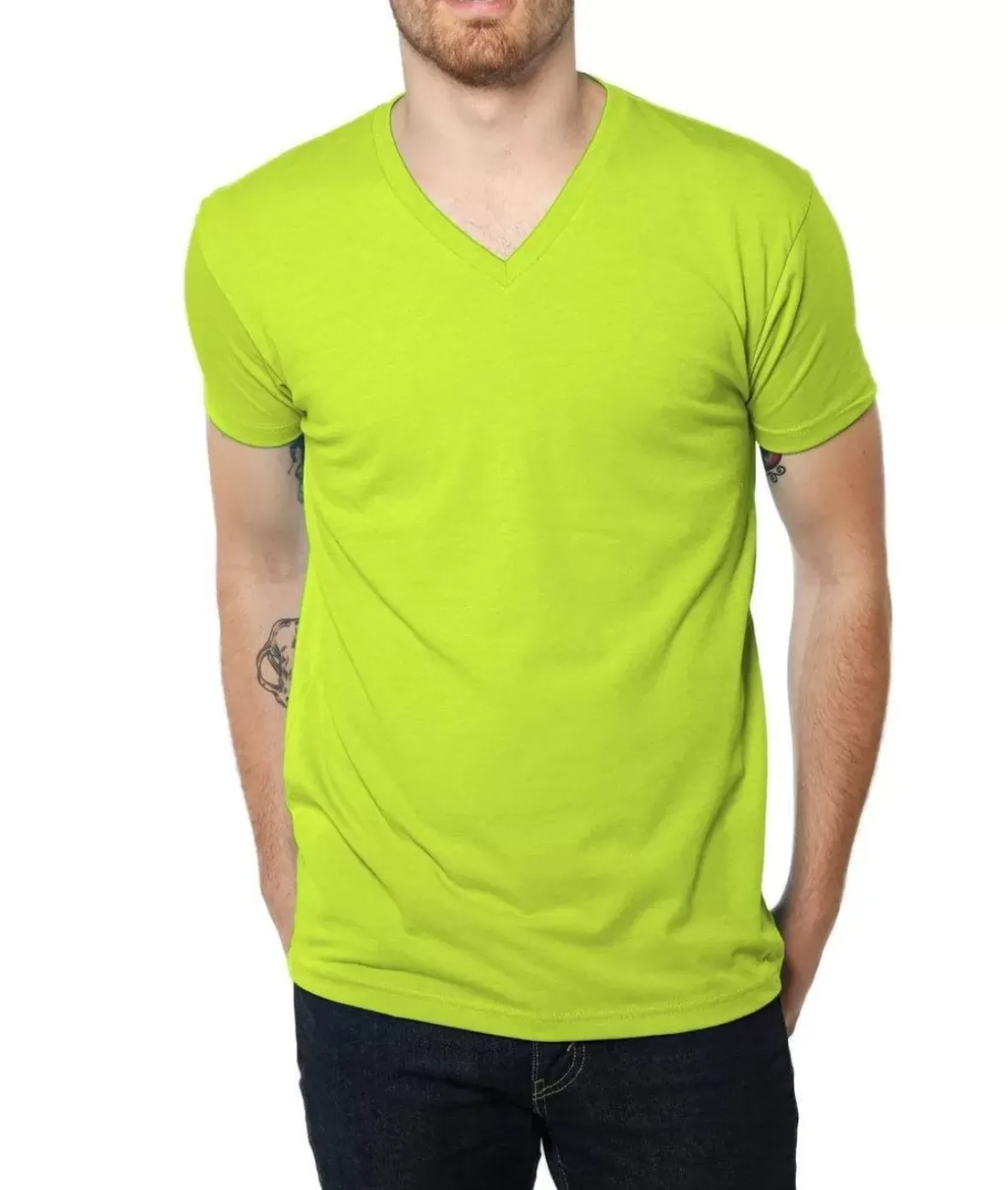Nayked Apparel Shirts>Men'S Ridiculously Soft Midweight V-Neck