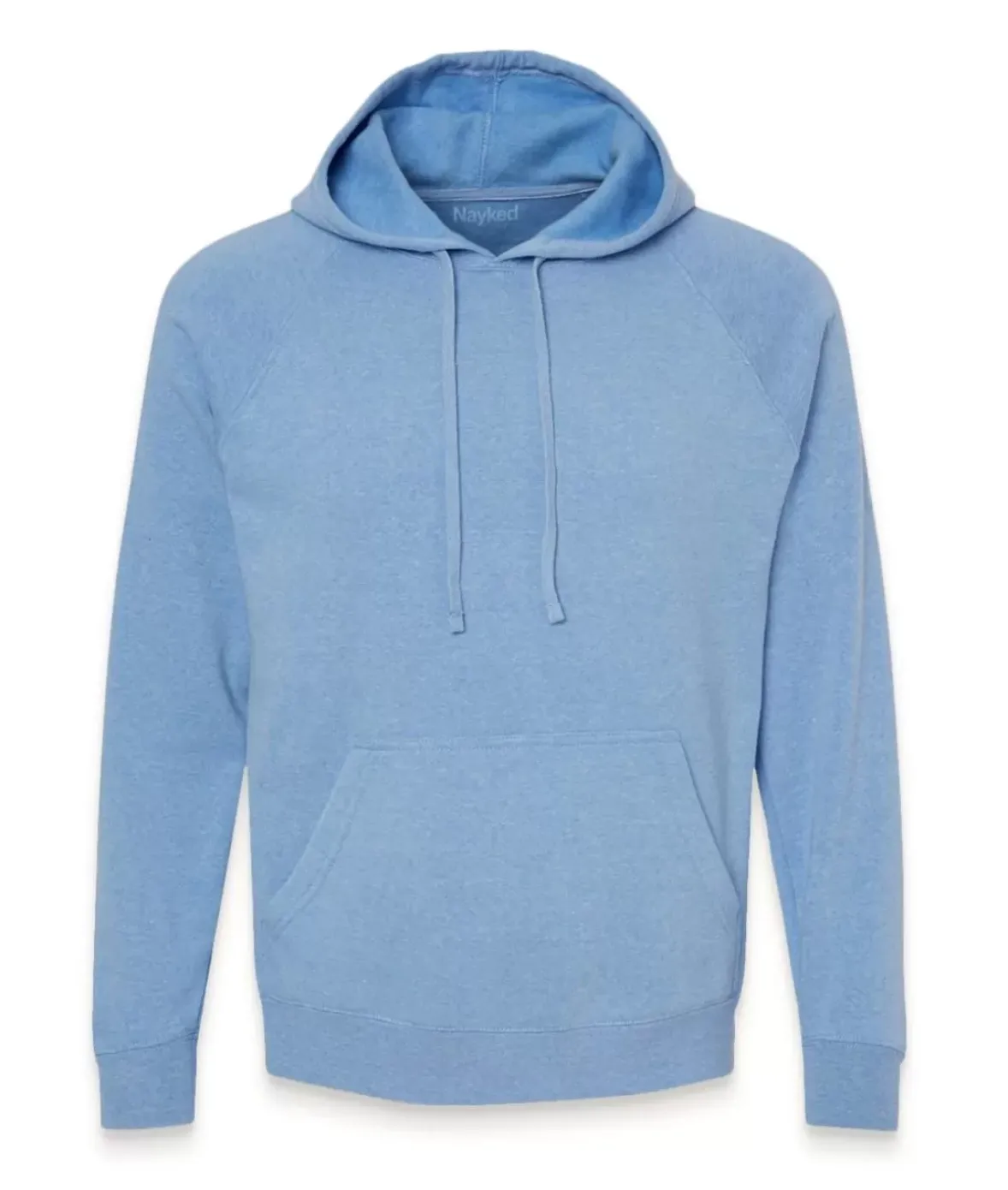 Nayked Apparel Workout Wear>Men'S Ridiculously Soft Midweight Raglan Hooded Sweatshirt