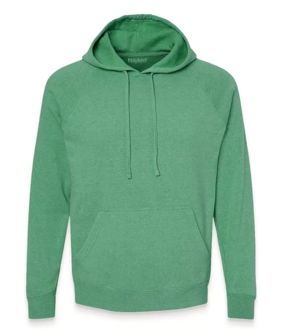 Nayked Apparel Workout Wear>Men'S Ridiculously Soft Midweight Raglan Hooded Sweatshirt