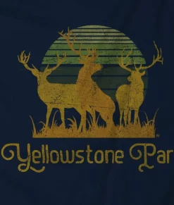 Nayked Apparel T-Shirts>Men'S Ridiculously Soft Midweight Graphic Tee | Yellowstone Park