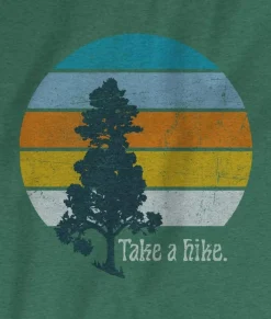Nayked Apparel Hoodies & Sweatshirts>Men'S Ridiculously Soft Midweight Raglan Hooded Graphic Sweatshirt | Take A Hike