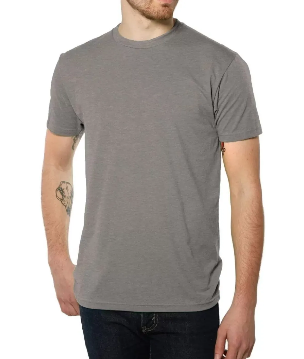 Nayked Apparel Shirts>Men'S Ridiculously Soft Midweight Crew T-Shirt | Classic