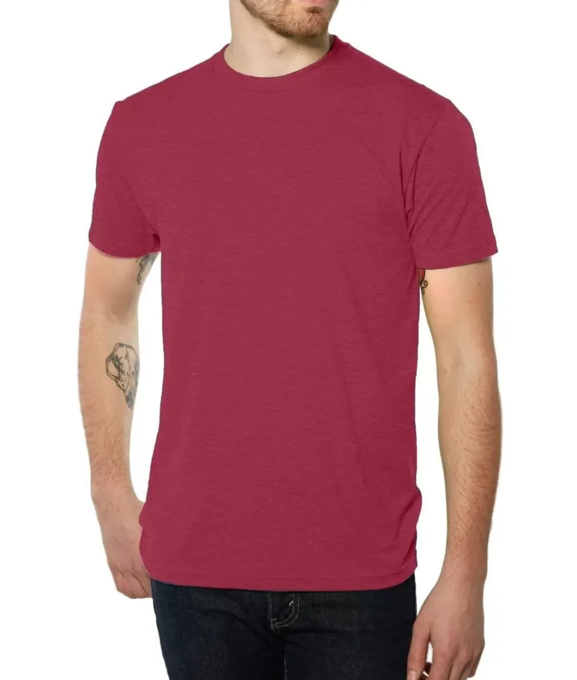 Nayked Apparel Shirts>Men'S Ridiculously Soft Midweight Crew T-Shirt | Classic