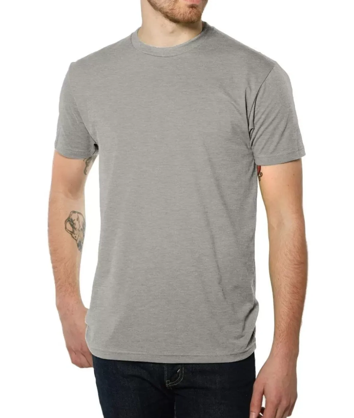 Nayked Apparel Shirts>Men'S Ridiculously Soft Midweight Crew T-Shirt | Classic