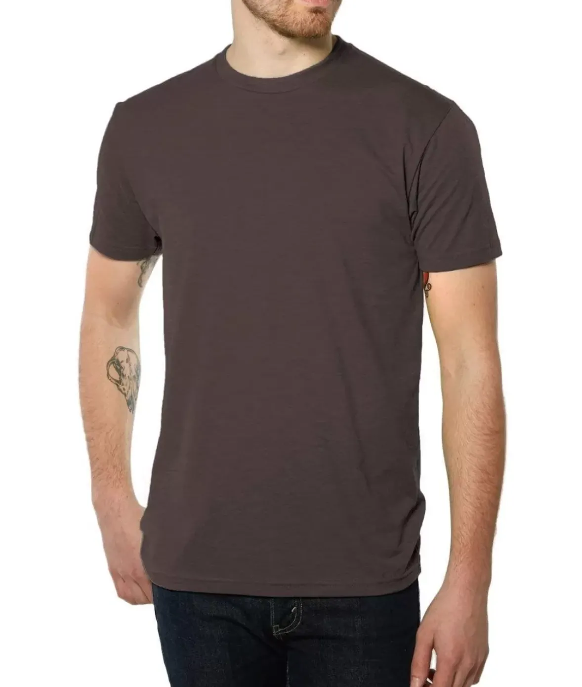 Nayked Apparel Shirts>Men'S Ridiculously Soft Midweight Crew T-Shirt | Classic