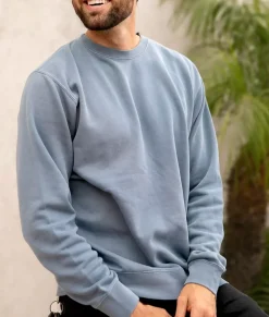 Nayked Apparel Shirts>Men'S Ridiculously Soft Pigment-Dyed Sweatshirt