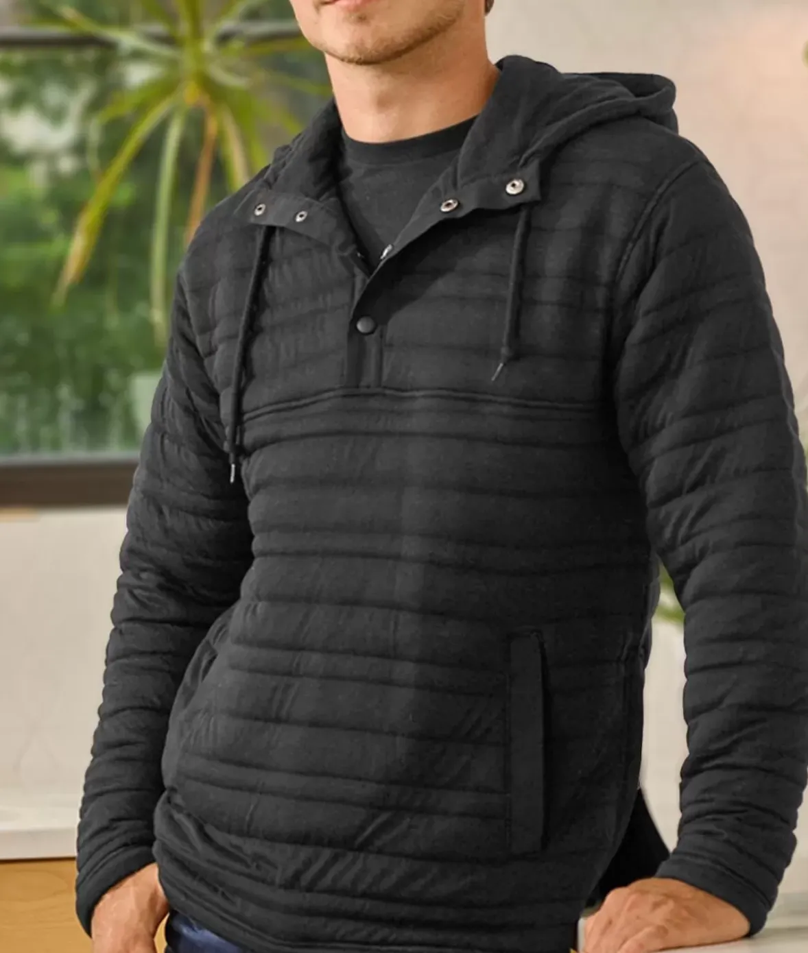 Nayked Apparel Shirts>Men'S Ridiculously Soft Quilted Anorak