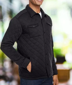Nayked Apparel Shirts>Men'S Ridiculously Soft Quilted Shirt Jacket