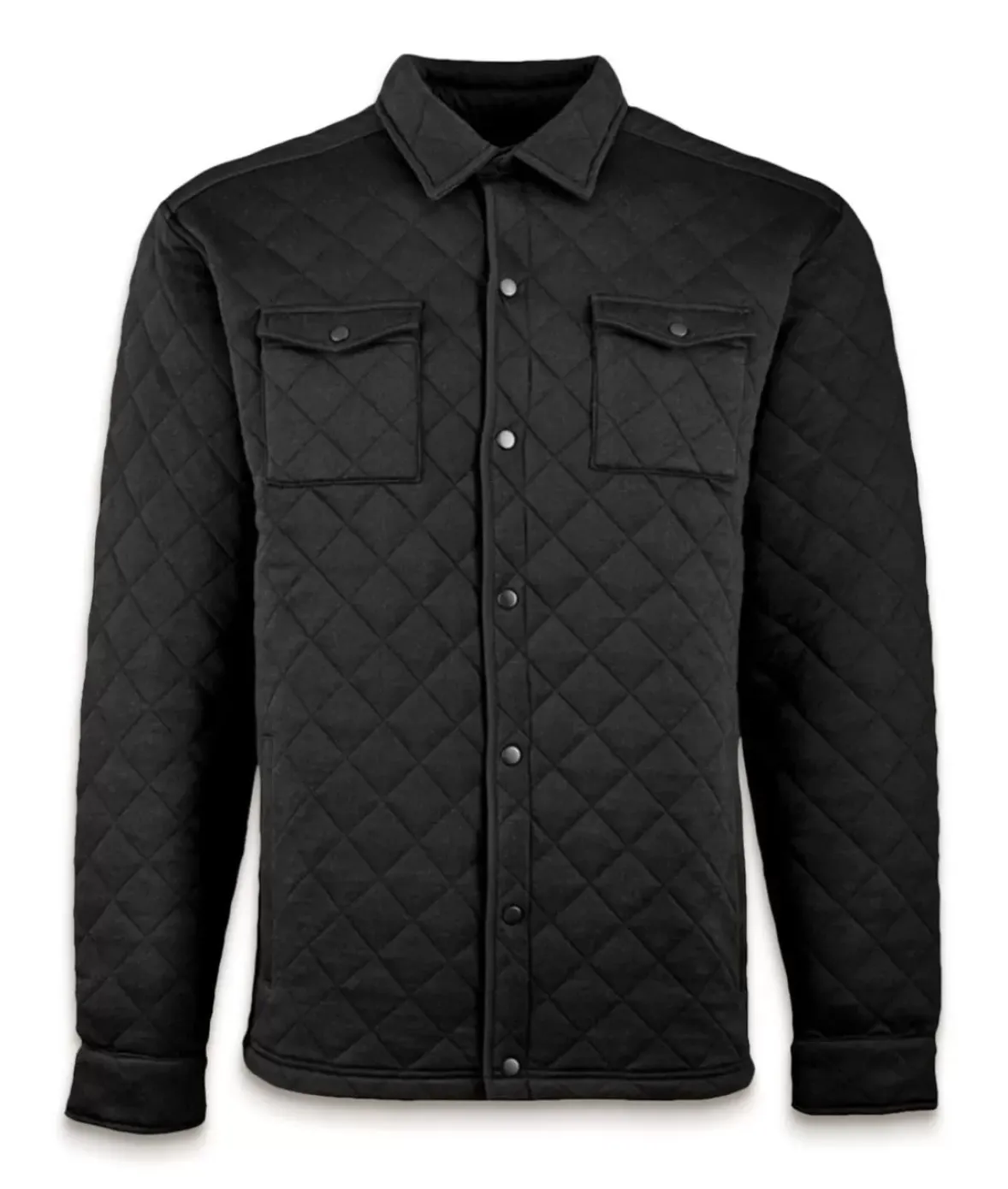 Nayked Apparel Outerwear>Men'S Ridiculously Soft Quilted Shirt Jacket