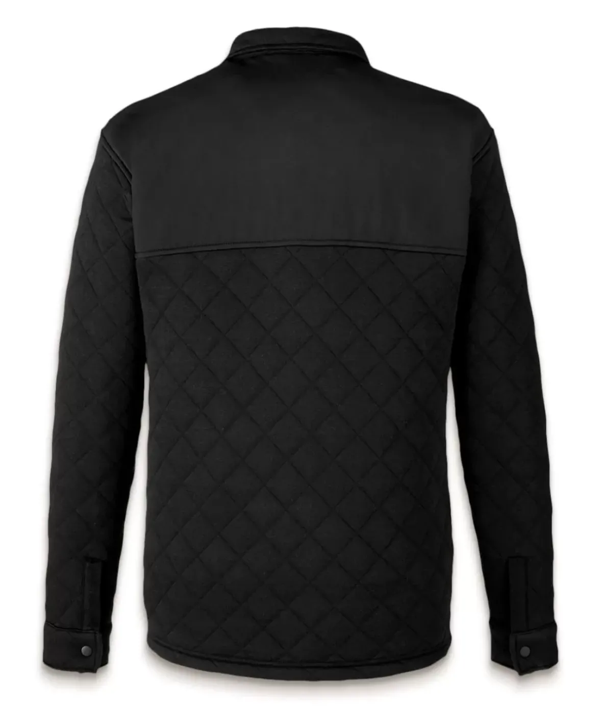 Nayked Apparel Outerwear>Men'S Ridiculously Soft Quilted Shirt Jacket