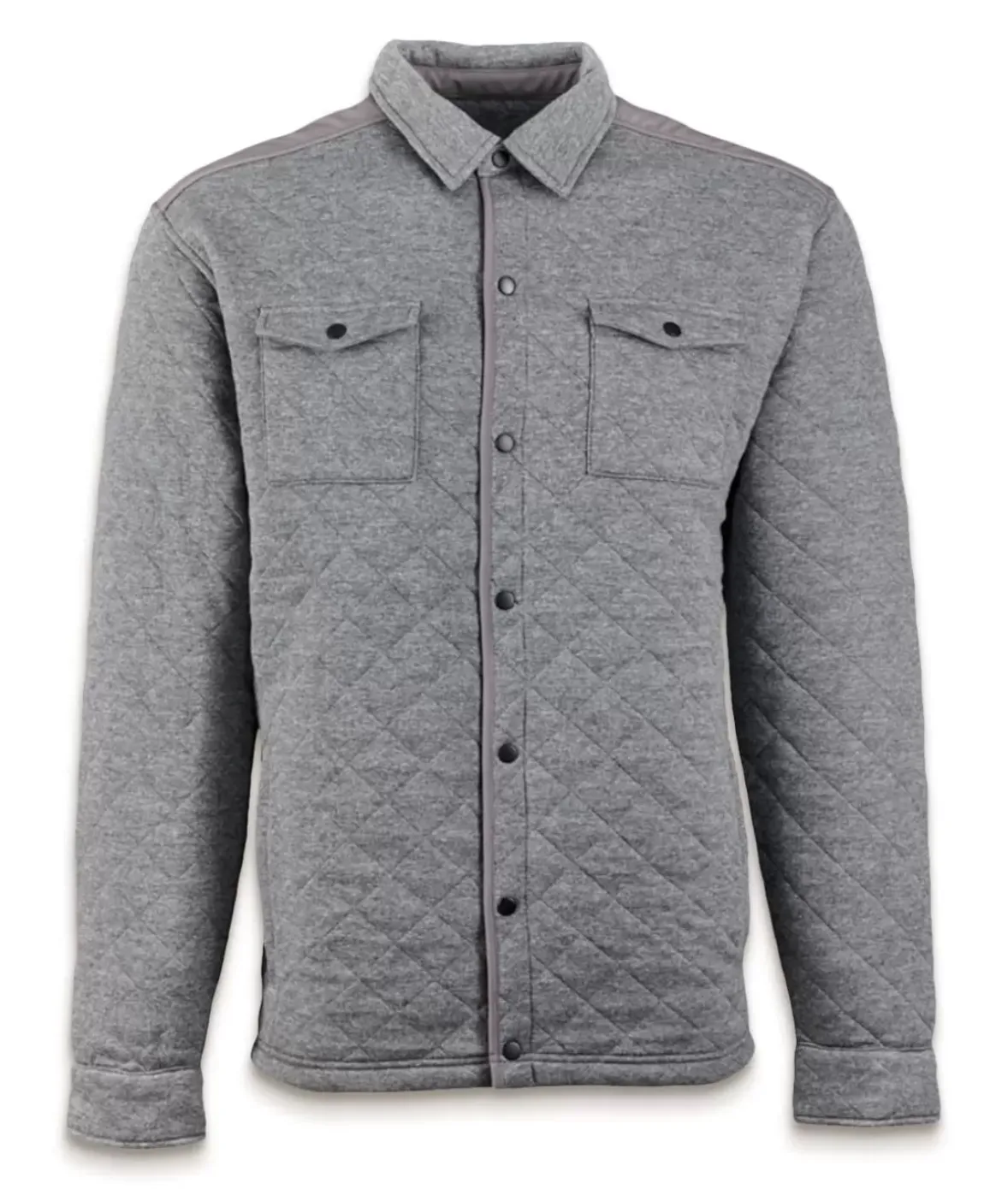 Nayked Apparel Outerwear>Men'S Ridiculously Soft Quilted Shirt Jacket
