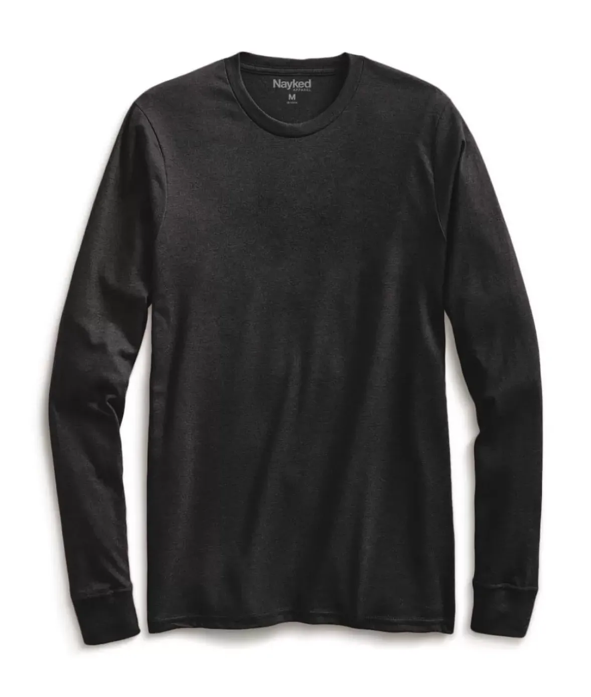 Nayked Apparel Shirts>Men'S Ridiculously Soft Recycled Lightweight Long Sleeve T-Shirt