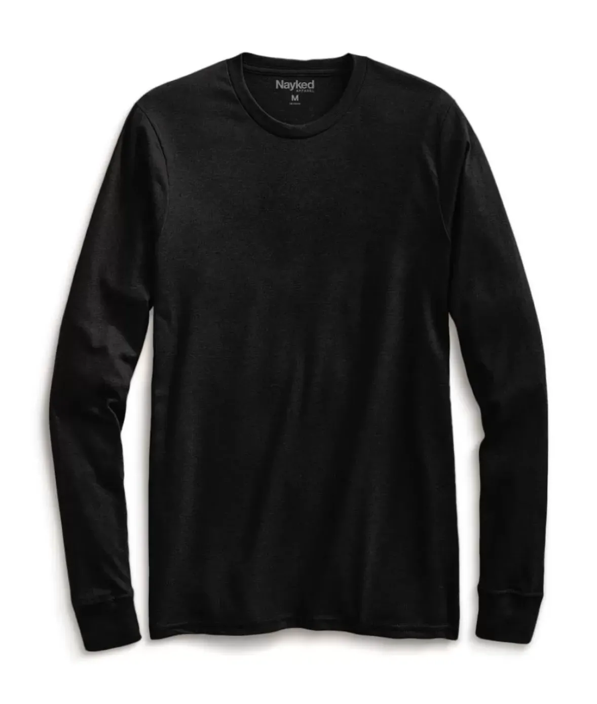 Nayked Apparel Shirts>Men'S Ridiculously Soft Recycled Lightweight Long Sleeve T-Shirt