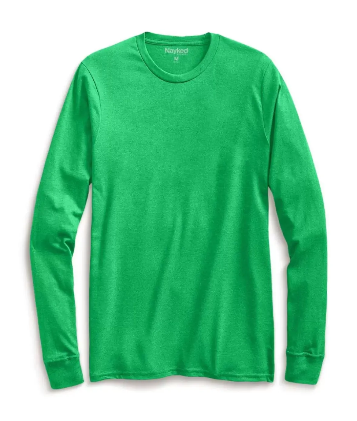 Nayked Apparel Shirts>Men'S Ridiculously Soft Recycled Lightweight Long Sleeve T-Shirt