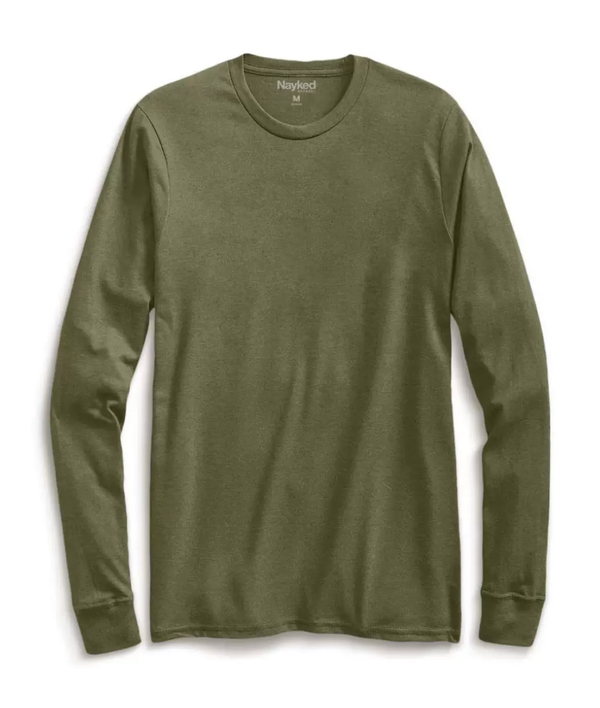 Nayked Apparel Shirts>Men'S Ridiculously Soft Recycled Lightweight Long Sleeve T-Shirt