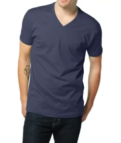 Nayked Apparel T-Shirts>Men'S Ridiculously Soft Short Sleeve V-Neck 100% Cotton Shirt | Discontinued Colors
