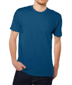 Nayked Apparel T-Shirts>Men'S Ridiculously Soft Short Sleeve Crew Neck 100% Cotton T-Shirt | Classic