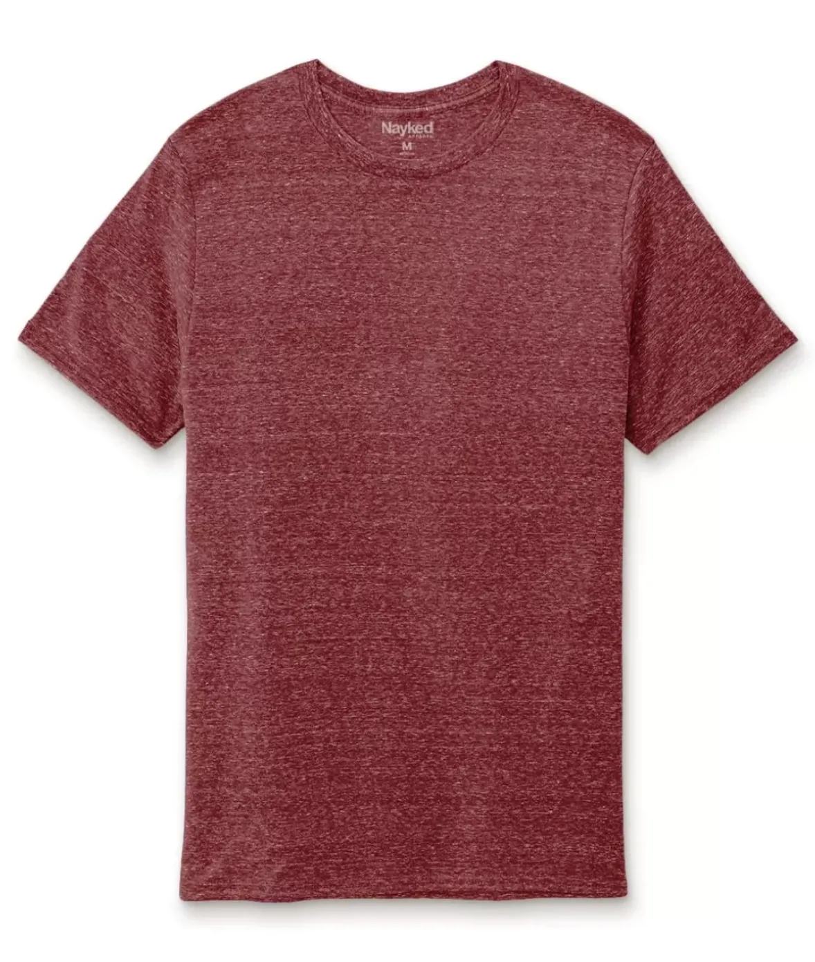 Nayked Apparel Shirts>Men'S Ridiculously Soft Snow Heather Crew Neck T-Shirt