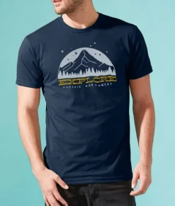Nayked Apparel Shirts>Men'S Ridiculously Soft Sueded Graphic Tee | Explore