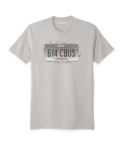 Nayked Apparel Shirts>Men'S Ridiculously Soft Sueded Graphic Tee | 614 Cbus