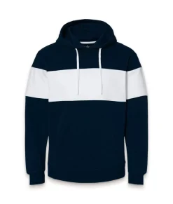 Nayked Apparel Shirts>Men'S Ridiculously Soft Sueded Fleece Varsity Block Hoodie