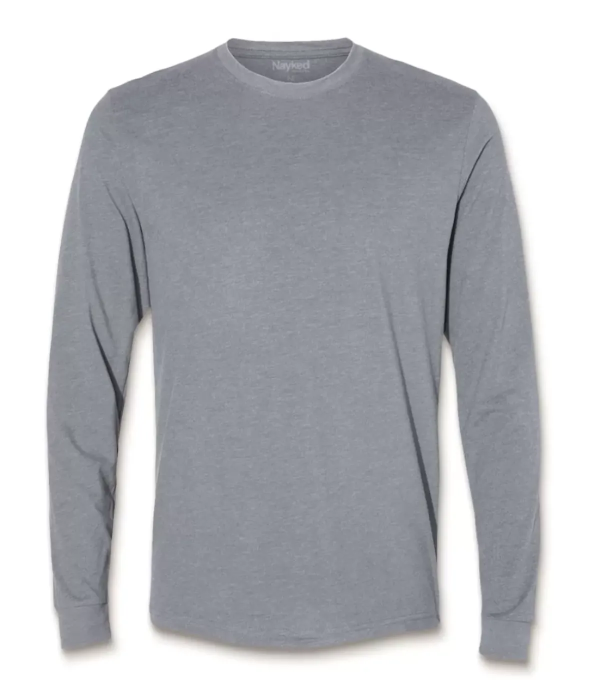 Nayked Apparel T-Shirts>Men'S Ridiculously Soft Sueded Long Sleeve T-Shirt