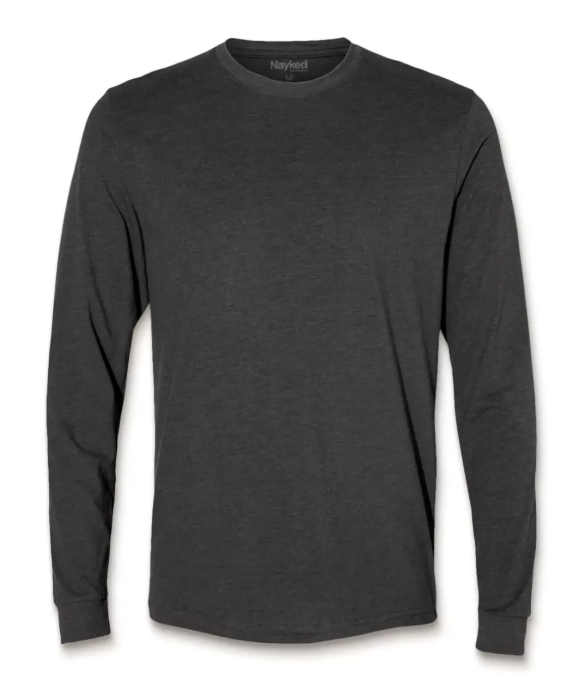 Nayked Apparel T-Shirts>Men'S Ridiculously Soft Sueded Long Sleeve T-Shirt