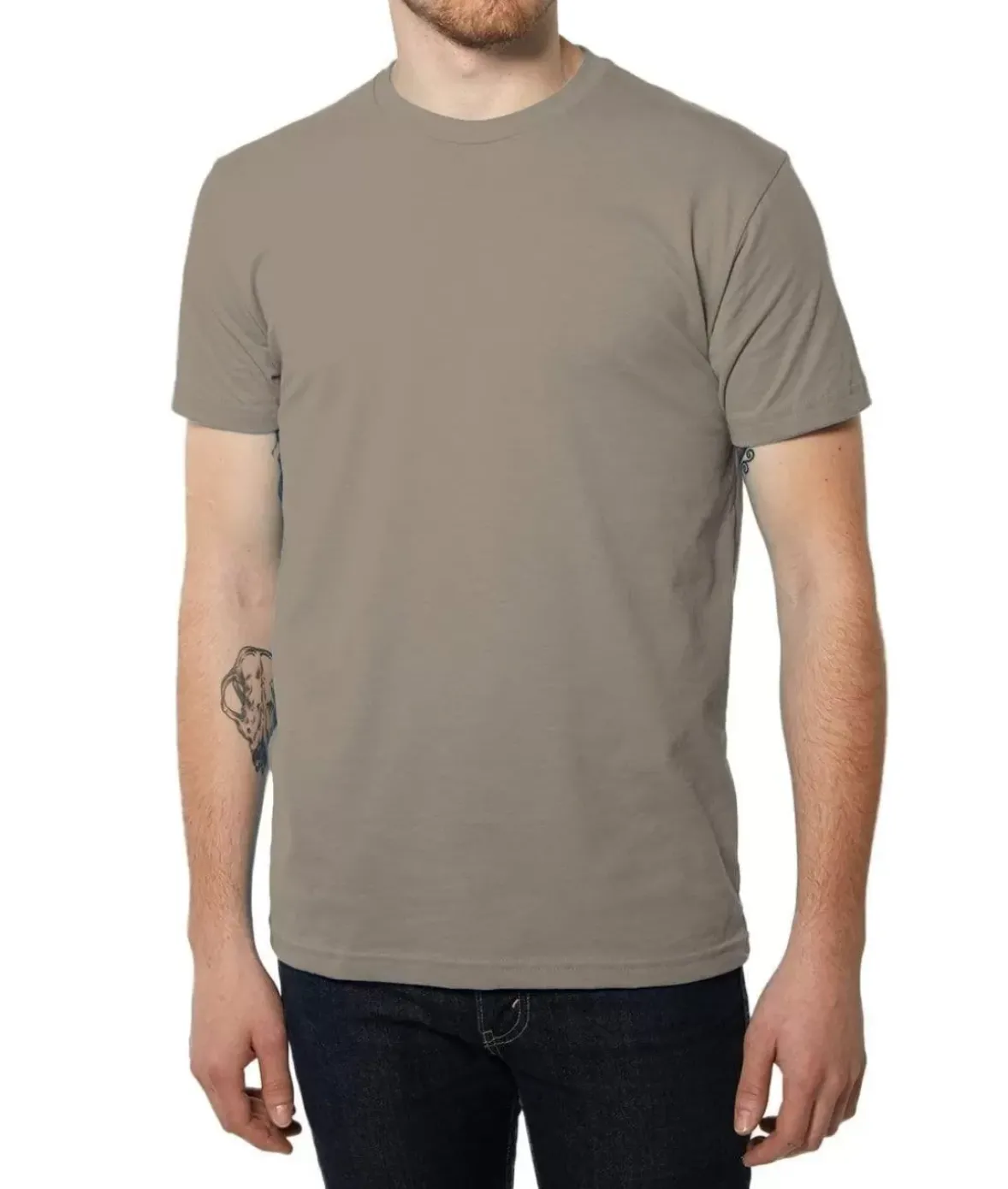 Nayked Apparel T-Shirts>Men'S Ridiculously Soft Sueded Crew T-Shirt | Classic