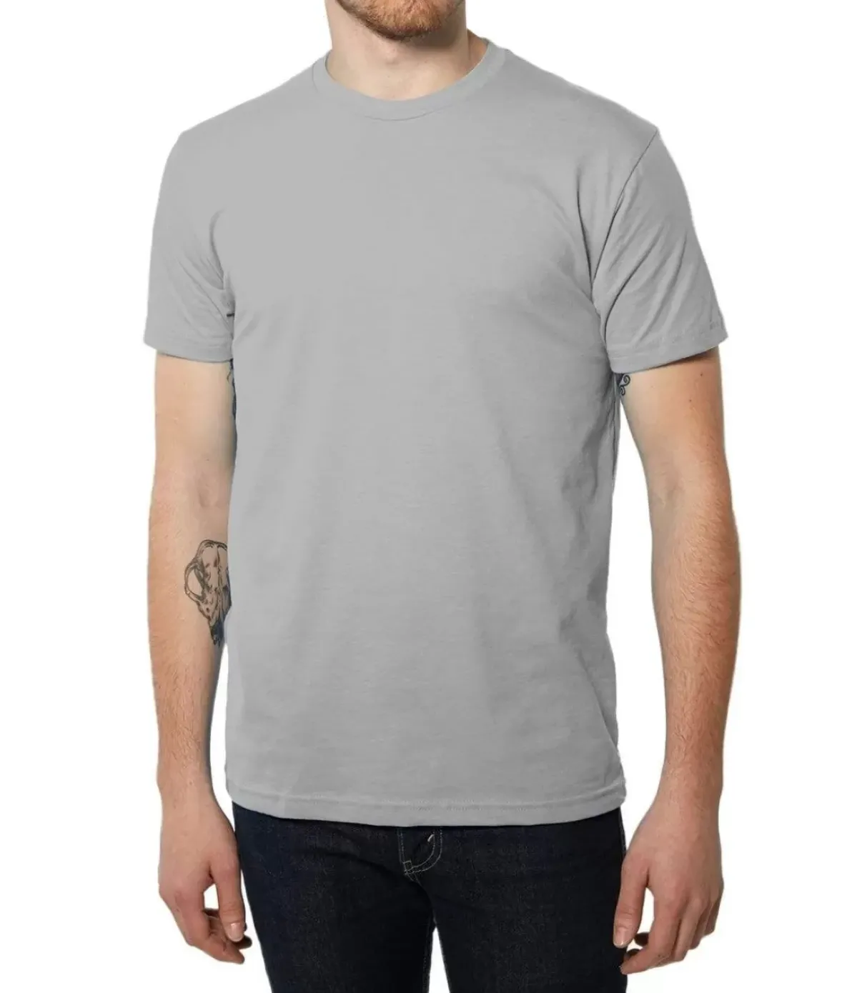 Nayked Apparel Shirts>Men'S Ridiculously Soft Sueded Crew T-Shirt | Classic