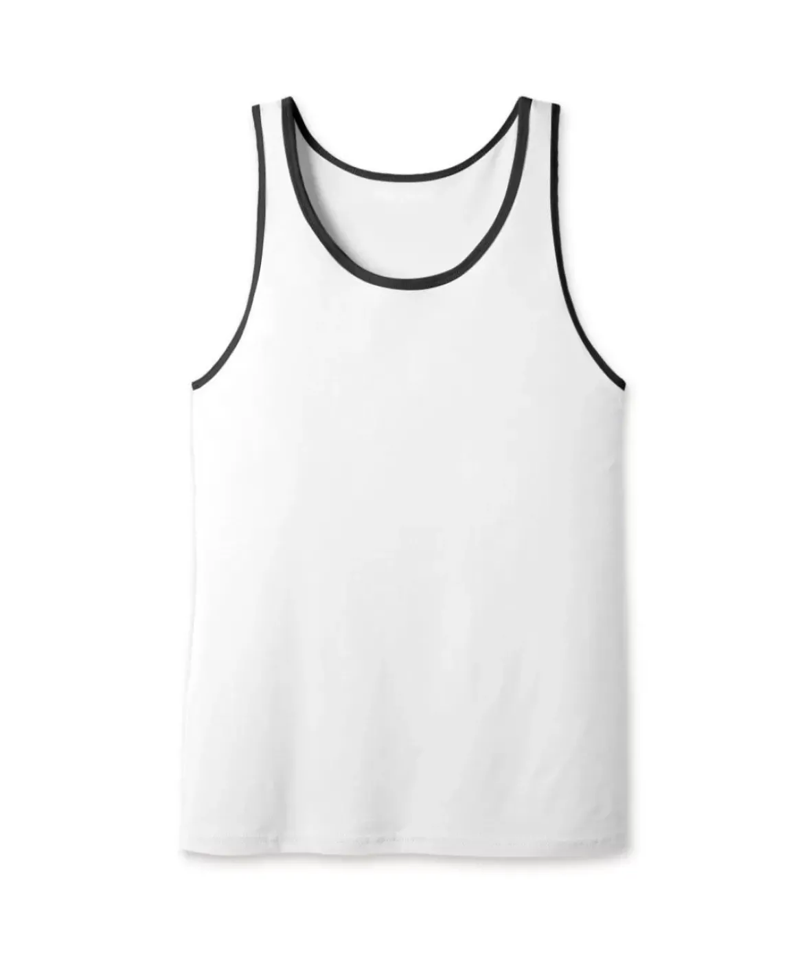 Nayked Apparel Tanks>Men'S Ridiculously Soft Two-Tone Lightweight Tank Top