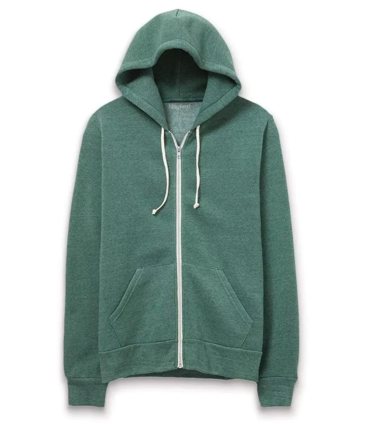 Nayked Apparel Shirts>Men'S Ridiculously Soft Vintage Recycled Fleece Full-Zip Hoodie