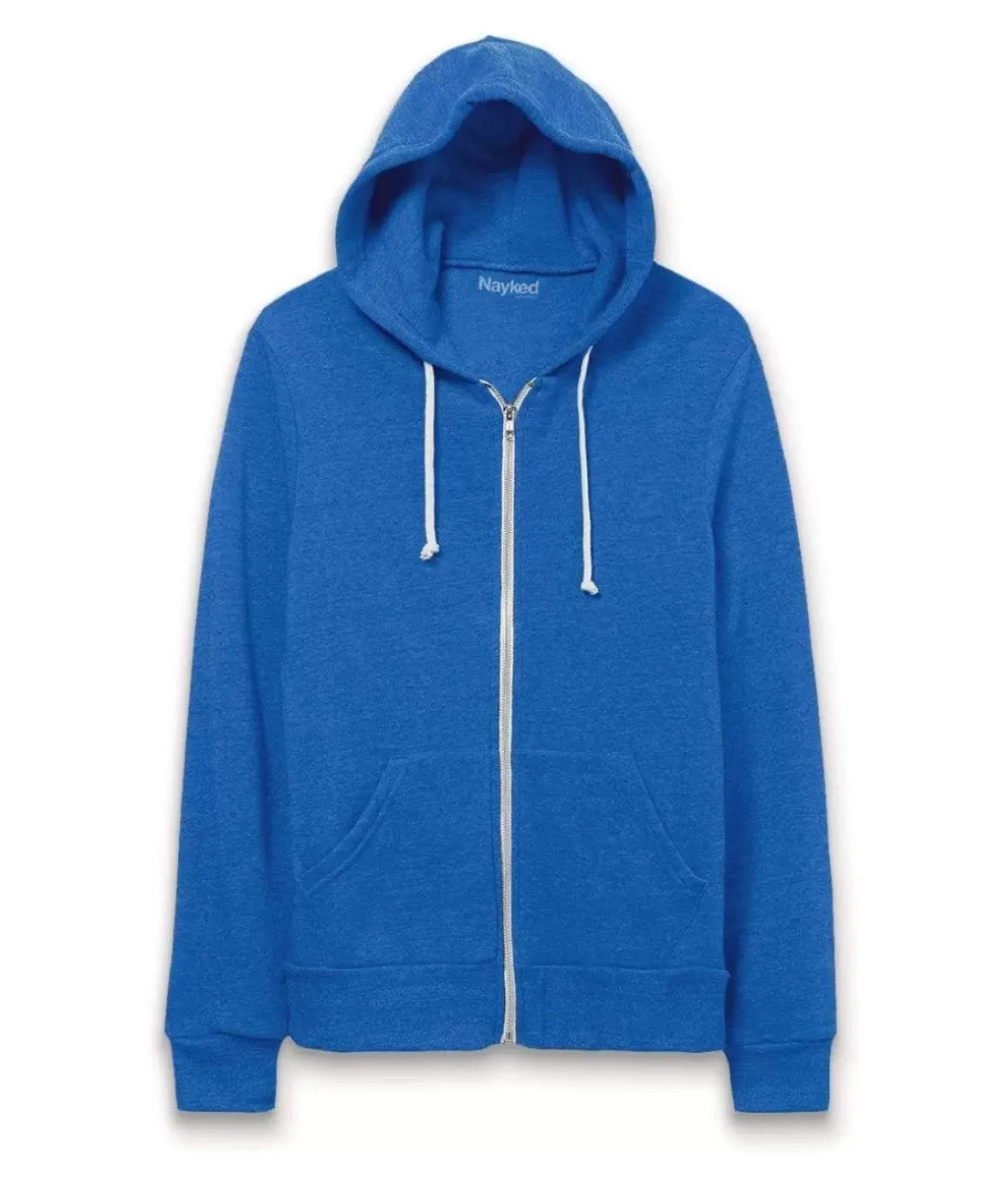 Nayked Apparel Shirts>Men'S Ridiculously Soft Vintage Recycled Fleece Full-Zip Hoodie