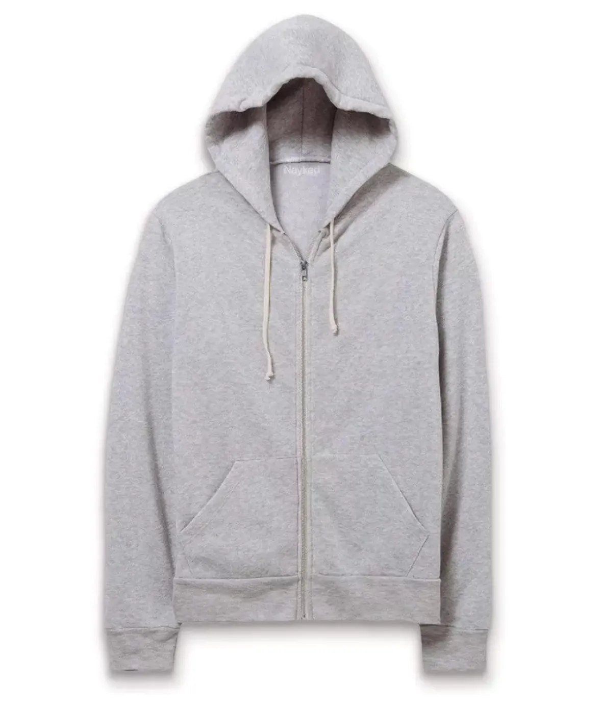 Nayked Apparel Shirts>Men'S Ridiculously Soft Vintage Recycled Fleece Full-Zip Hoodie