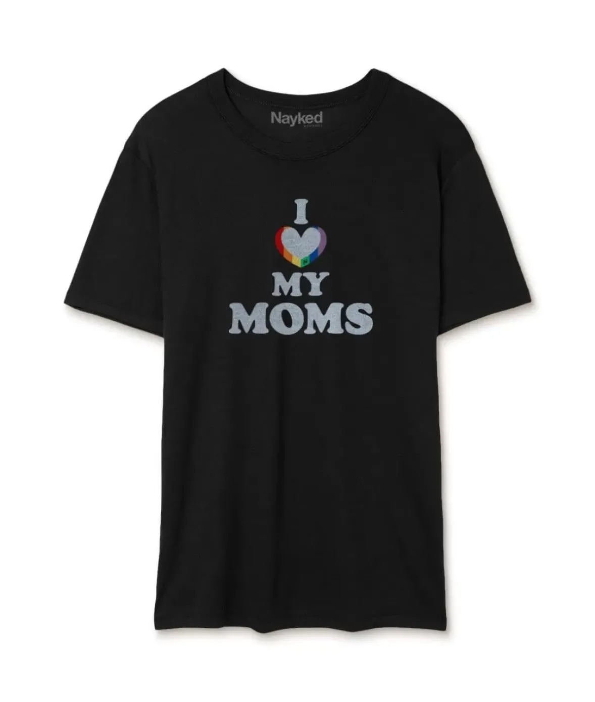 Nayked Apparel Shirts>Men'S Ridiculously Soft Vintage Graphic T-Shirt | I Love My Moms
