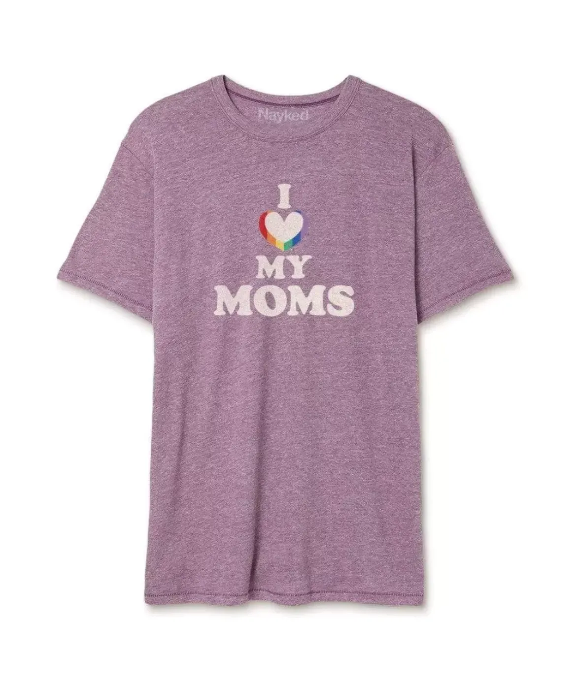 Nayked Apparel Shirts>Men'S Ridiculously Soft Vintage Graphic T-Shirt | I Love My Moms