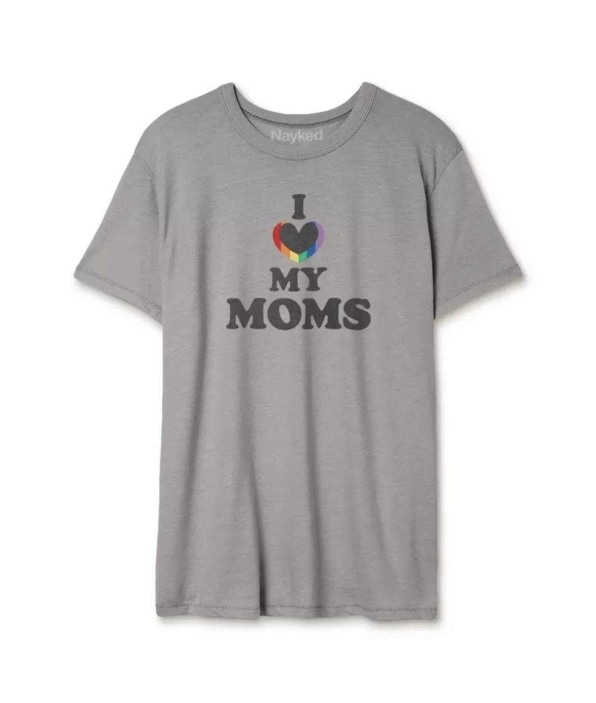 Nayked Apparel Shirts>Men'S Ridiculously Soft Vintage Graphic T-Shirt | I Love My Moms