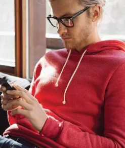Nayked Apparel Hoodies & Sweatshirts>Men'S Ridiculously Soft Vintage Recycled Fleece Hoodie
